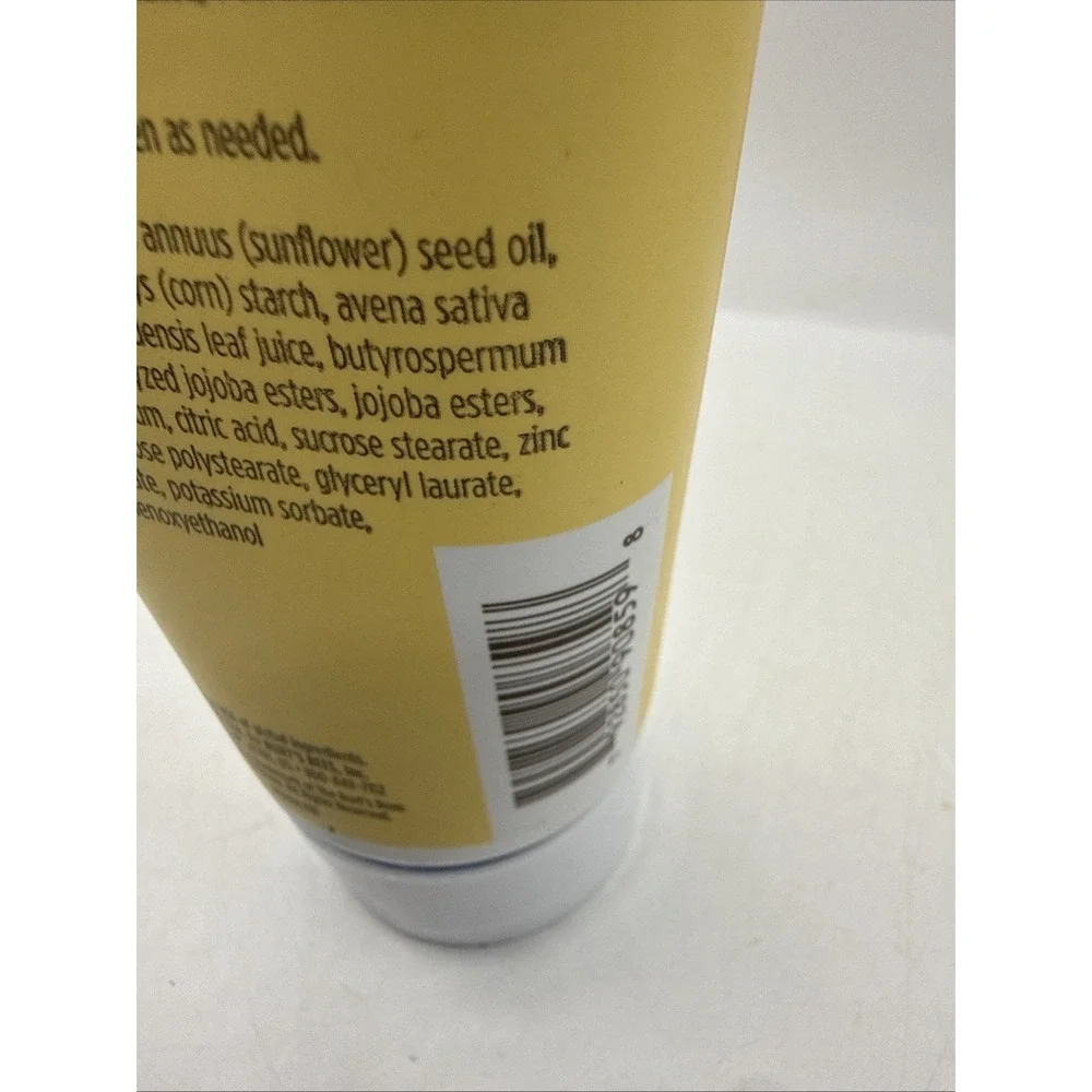 Burt's Bees Body Lotion Aloe and Shea Butter Sensitive Skin Fragrance Free 6 Oz